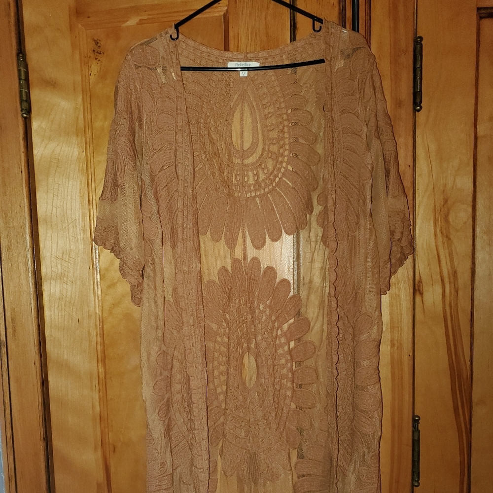 Laced cardigan